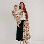 Women's Leopard -T-Paita | Milky Aikuisten paita We are family