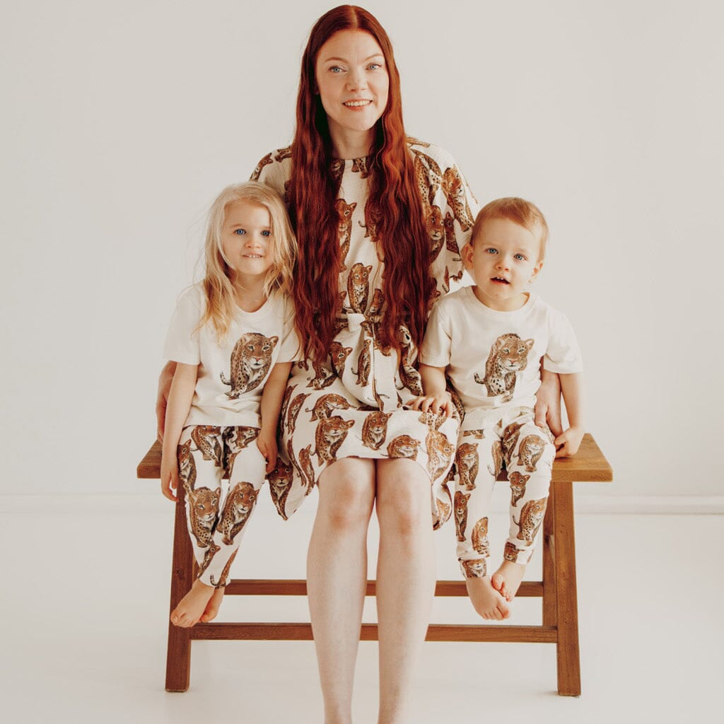 Women's Leopard Tunic Dress -Mekko | Milky Aikuisten mekko We are family