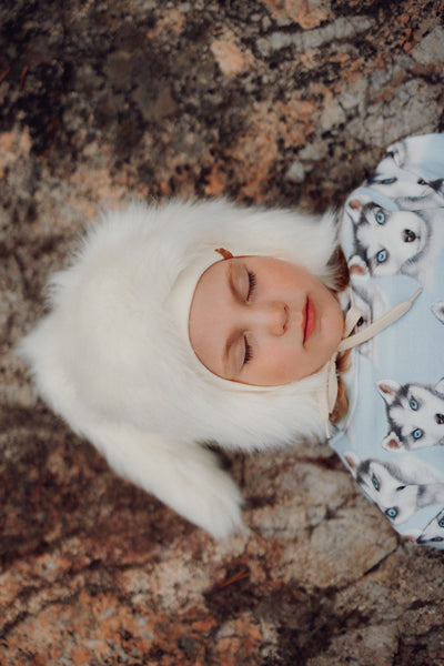 LITTLE FOX HAT, WHITE Hattu Metsola